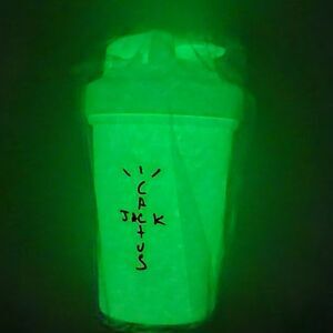 Cactus Jack x Travis Scott Glow in the Dark GID Gamer Shaker Cup Brand New